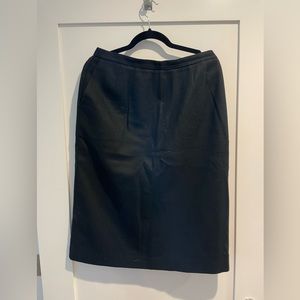 Vintage Pencil Skirt, 100% Wool
